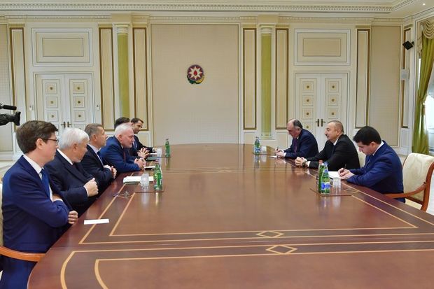 İlham Əliyev Minsk qrupunun həmsədrləri ilə görüşdü